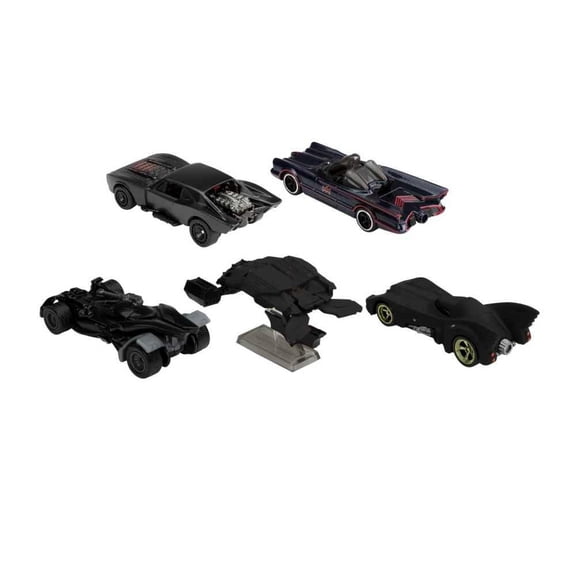 Vehículo de Juguete Mattel Hot Wheels Collector Premium Batman Bundle
