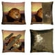 thumbnail image 1 of ABPHQTO Lion at the Sunset Funda de almohada de lentejuelas de sirena reversible Funda de cojín para decoración del hogar 40x40 cm, 1 of 2