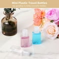 thumbnail image 4 of 100Pcs 1oz Plastic Travel Bottles with Flip Caps, Mini Clear Portable Hand Sanitizer Bottles, Empty Refillable Containers, Cosmetic Containers for Conditioner, Lotion, Toiletries, 4 of 6