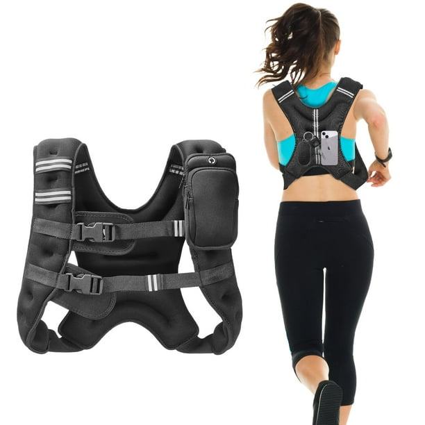 Chaleco pesado VEVOR de 7,26 kg con banda reflectante para hombre y mujer