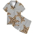 thumbnail image 1 of Soft Childrens Pajama Set With Cartoon Designs Long Sleeve Two Piece Nightwear For Cozy Bedtime And Relaxing Lounging Activities, 1 of 4