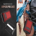 thumbnail image 4 of SUTENGDA Airpods Pro 2nd/1st Generation Shockproof Earbud Case with Lock & Cleaning Kit  Black, 4 of 8