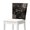 Boho Mandala Dragonfly Moon, variant on Xoenoiee Boho Mandala Dragonfly Moon Print Chair Back Covers for Dining Room, Stretchable Anti-Dust Dining Seat Back Slipcover Protector for Home Dinning Room Party, 1 Pack