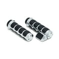 thumbnail image 2 of Kuryakyn 6343 Premium ISO Handlebar Grips with Contoured Throttle Boss for Electronic Throttle Control: 2008-19 Harley-Davidson Motorcycles, Chrome, 1 Pair, 2 of 2