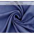 thumbnail image 6 of 4 Piece Bamboo Microfiber Hyacinth Blue Full Sheet Set, Deep Pocket Bed Sheets, 6 of 6