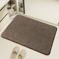 thumbnail image 2 of sruoe Bath Rugs, Bath Mats for Bathroom Floor, Bathroom Rugs, Non Slip WaterAbsorbent Stain Resistant Bath Mats, Cloth Mat, Bathroom Door Mat Household Use, Brown, 2 of 5