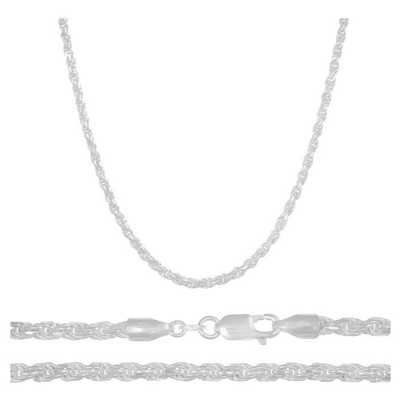 Cadena de plata 925 Imperial Jewelry estilo Torsal 50 cm Calibre 3.2 mm