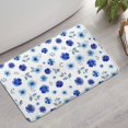 thumbnail image 2 of Pioneer Flower Floral Print Pattern Bathroom Rugs Mat, Non Slip Microfiber Bathroom Rug with Rubber Backing, Soft Mats for Bathroom Floor Tub Shower, 17"x27", 2 of 5