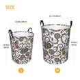 thumbnail image 3 of ZICANCN Laundry Basket Organizer, Muted Ethnic Swirl Petals Collapsible Hamper for Bathroom Bedroom Laundry Room, Medium Size, 3 of 7