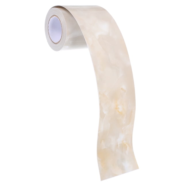 Luxshiny Papel Vinílico De Mármol Beige Para Con Adhesivo Autoadherente Removible
