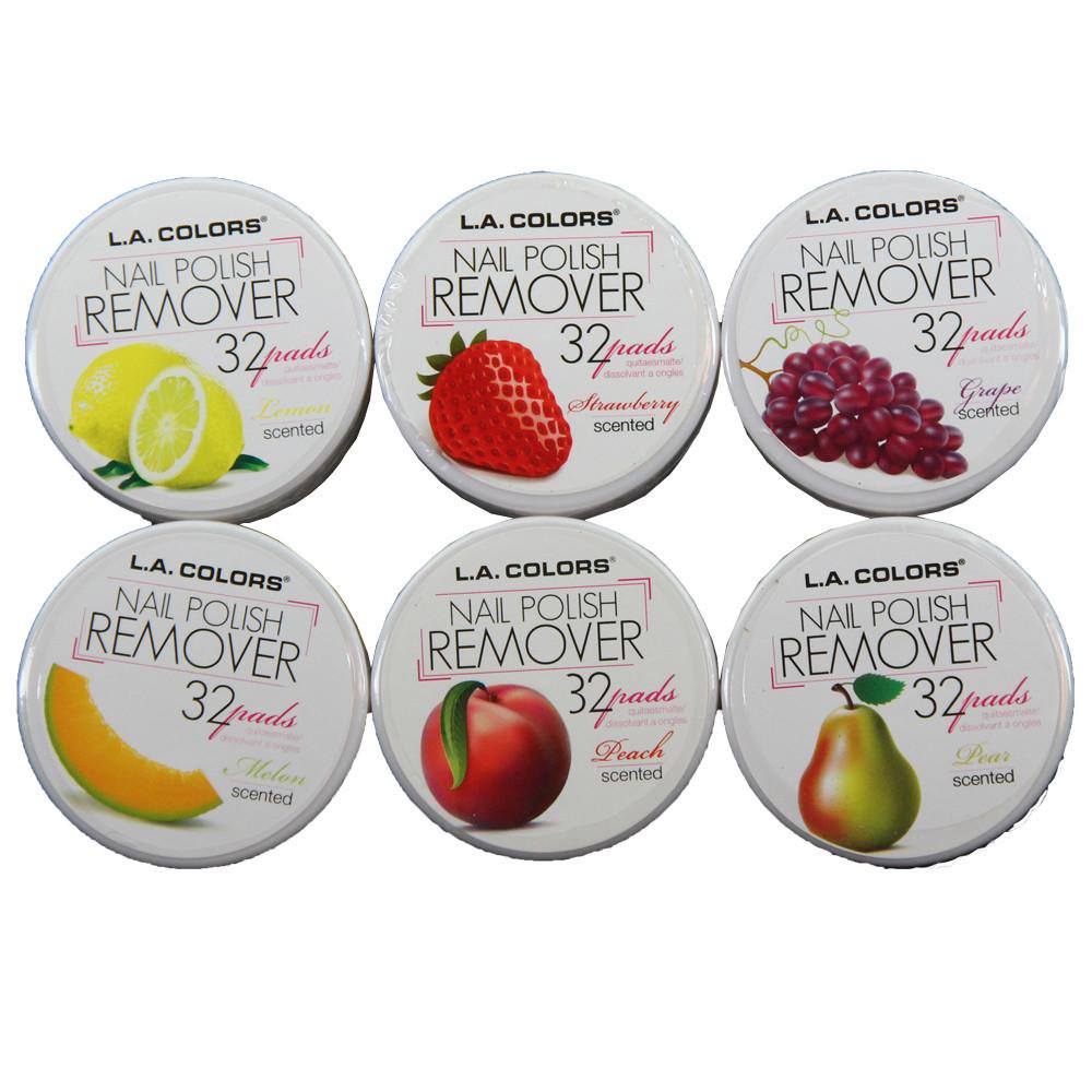 L.A. Colors - LA Colors Nail Polish Remover Pads Acetone Free Soak Off