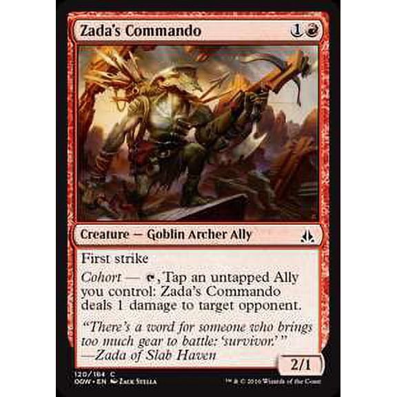 MtG Oath of the Gatewatch Common Zada's Commando (Foil) #120