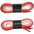 thumbnail image 2 of 2 Pairs Flat Colorful Shoelaces Gradient Rainbow Shoe Lace Shoestring, 2 of 7