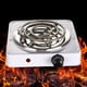 thumbnail image 5 of Lijie Quemador de bobina eléctrico Temperatura ajustable Quemador compacto en espiral para encimera Single1000W Negro,Single 1000W White, 5 of 6