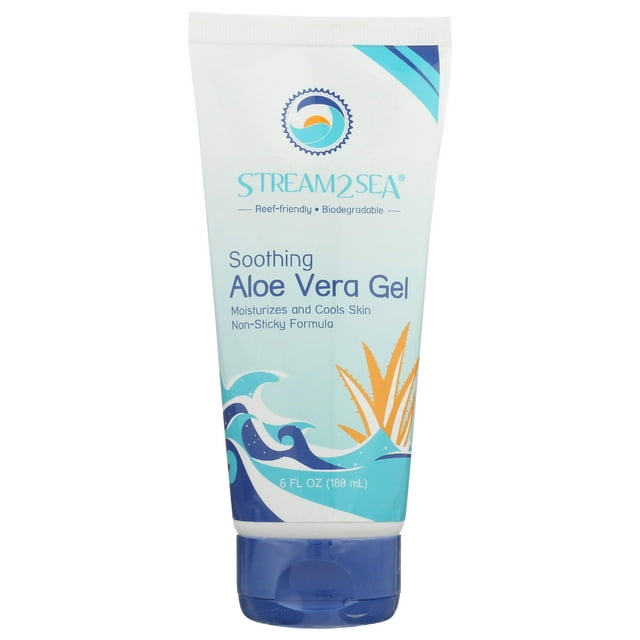Gel calmante de aloe vera STREAM2SEA para el cuidado corporal, 177 ml