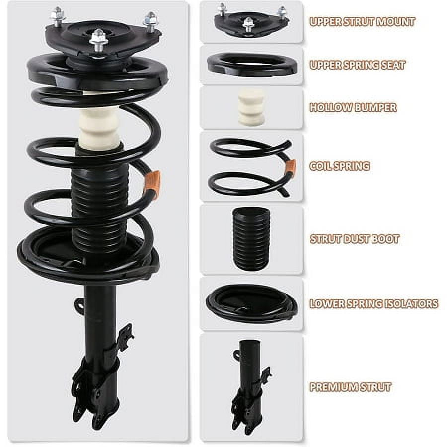 2x Front Struts Assembly For 05-12 Nissan Pathfinder 09-12 Suzuki Equator 171103 Fits select: 2005-2012 NISSAN XTERRA OFF ROAD/S/SE, 2005-2007 NISSAN PATHFINDER LE/SE/XE