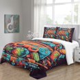 thumbnail image 4 of Home Textiles 2/3pcs Bedding Cover Set Game Handle Printed Comforter Cover Set for Adult,King (90"x104"), 4 of 6