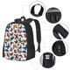 thumbnail image 2 of Balery Colorful Flying Butterflies Mochila para hombre y mujer - Tela Oxford 600D resistente - Gran capacidad, resistente al agua, ideal para la escuela, viajes y senderismo, 2 of 6