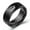 Black, variant on Her King His Queen Titanium Steel Couple Ring Stainless Steel