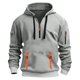 thumbnail image 2 of pstuiky hombres de manga larga, Sudadera deportiva informal con capucha y mangas largas para hombre Tops de hombre xxxl, 2 of 6