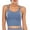 Blue, variant on SAYFUT Women Sexy Strappy Sports Bras Crisscross Back Light Support Yoga Bra Tube Top with Removable Padded
