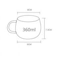 thumbnail image 6 of Heat-resistant Milk Cup With Handle Breakfast Cup Cereal Cup Glass Water Cup, 6 of 6