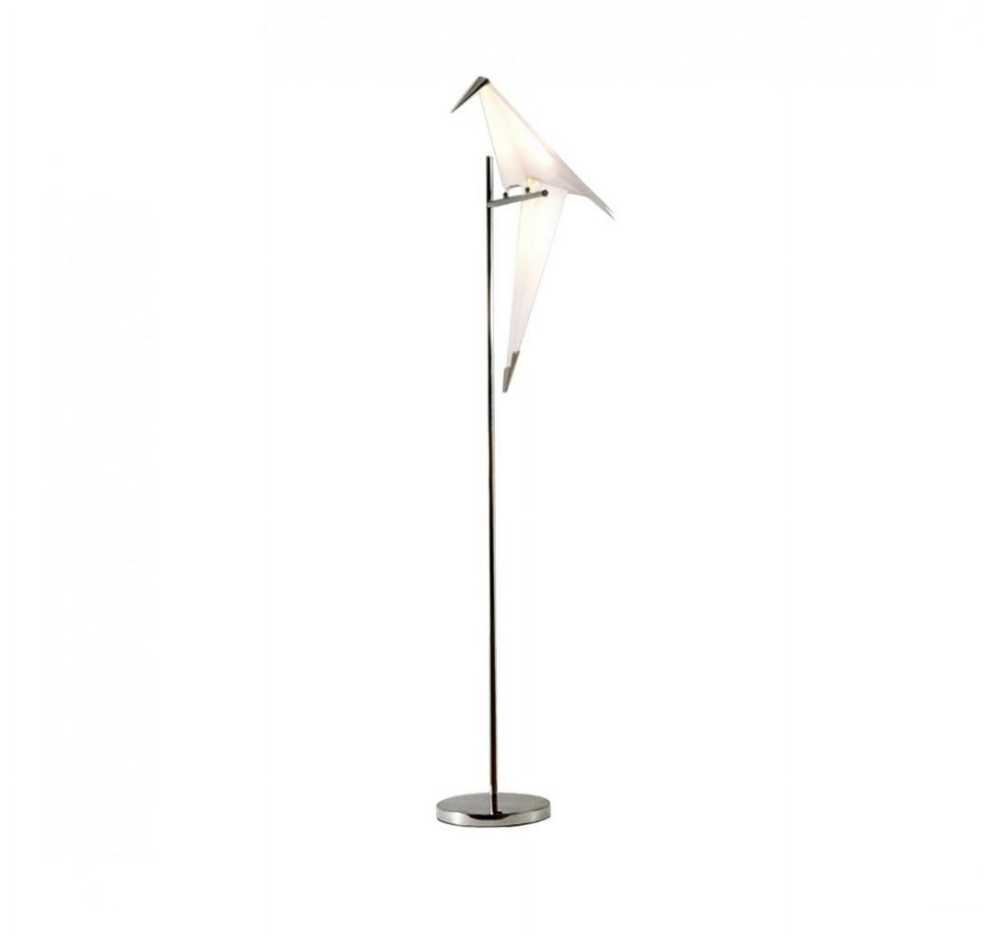 FINE MAKER Bird Floor Lamp Nordic Metal Base Creative Bedside Desk Lamp for Bedroom Living Dining Room Study Office