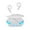 White 2B, variant on Giunmcul 50% Off Clear True Wireless Earbuds Bluetooth 5.2 Headphones,Earphones for Sports, 5H W/ 400mAh Charging Case, Stereo In-Ear Headset W/Mic