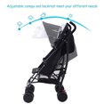 thumbnail image 3 of Lightweight Umbrella Stroller Baby Toddler Travel Canopy Hood Storage Basket, 3 of 10