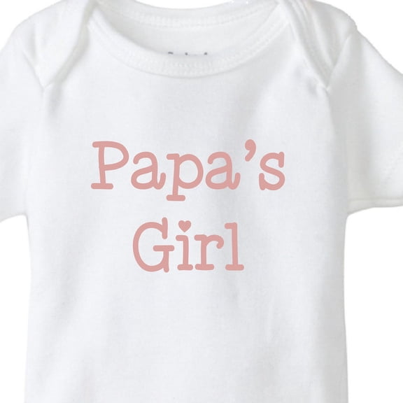 Baby Bodysuit BELLA CANVAS Papa'S Girl, Papa'S Girl Baby Onesie, Baby Girl Clothes, Baby Girl Shirt, Granddaughter Onesie, Grandpas Gift, Newborn-24 Months