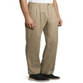 thumbnail image 2 of CHOK Men‘s Premium Pleated Regular Fit Khaki Pants, 2 of 6
