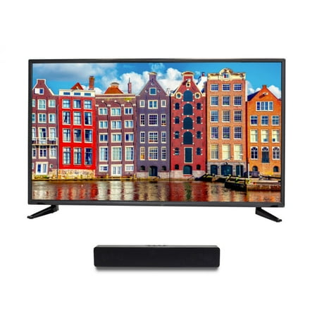 Sceptre 50" Class FHD (1080P) LED TV (X505BV-FSR) and Soundbar Bundle