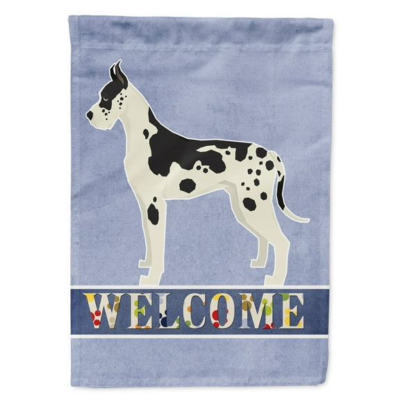 Carolines Treasures CK3601GF Great Dane Welcome Flag Garden Size  Small multicolor