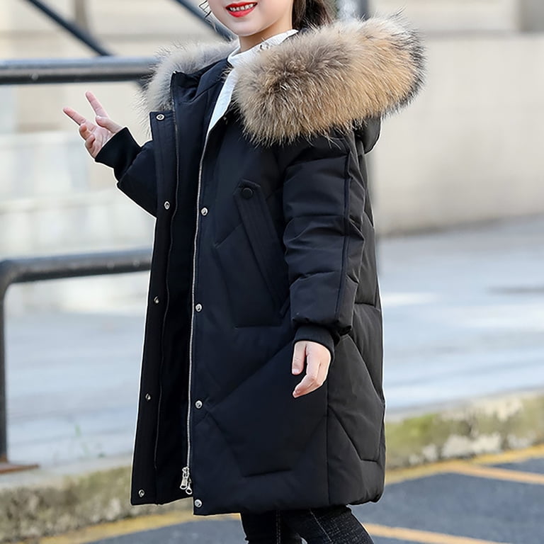Generic Children Warm Overcoats Windproof Fashion Kids Coat Long