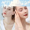 thumbnail image 4 of 1 Box 10Pcs Gold Cubic Zirconia Charms 18K Gold Plated Small Dangle Crucifix Charm for Jewelry Making Necklace Pendant Bracelet Earring, 4 of 6