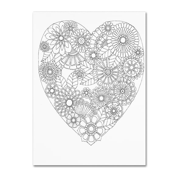 Trademark Fine Art "Big Beautiful Blossoms 13" Canvas Art by Hello Angel