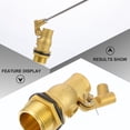 thumbnail image 3 of Shisuyan 1pc Stainless Steel Water Tower Tank Floating Ball Water Level Controller (DN20), 3 of 8