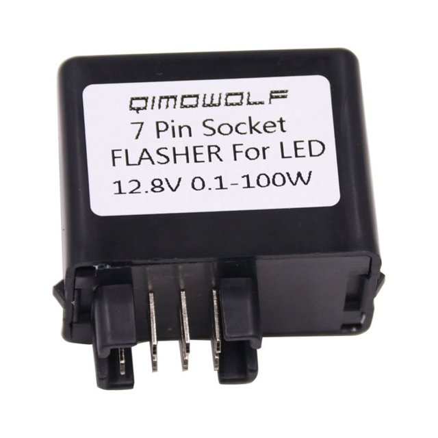 ruzhgo Relay Flasher Signal Warning Socket Indicator Relays Power Supply Accessory Headlamp Auto Replacement for GSXR 650 750