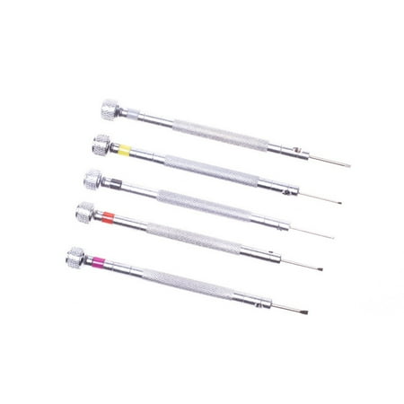 

ABIDE 5PCS Precision Screw Driver Kit Multipurpose Watch Eyeglasses Repair Electronics Repair Screwdriver Electronics Repair Screwdriver
