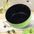 thumbnail image 6 of AYktou Double-Handled Malic Stock Pots, Large-Capacity Thickened Iron Soup Pot Home Kitchen Stew Pot, Multi-Layer Forging Soup Cooking Pot Multi-Purpose Cookware, Green, 6 of 7
