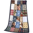 thumbnail image 4 of Custom Couple Blanket Gifts For Boyfriend Girlfriend, Personalized Picture Text Blanket, Custom Photo Blanket For Couples, Gifts For Husband Wife, Valentines, I Love You Gift, 4 of 6