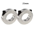 thumbnail image 1 of BTOER 2pcs Clamp Collar Double Split Fixed Rings 20mm To 30mm Diameter Shaft Collar Clamp Type Split Collars Retaining Rings, 1 of 9