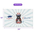thumbnail image 5 of Happy 4th of July Patriotic French Bulldog Marching Band Uniform Balloons Fireworks Doormat Dog Lover Gifts Indoor Outdoor Welcome Mat - 13009, 5 of 5