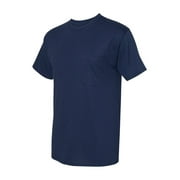 Hanes Mens Workwear Short Sleeve Pocket T-Shirt