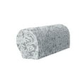 thumbnail image 2 of Jacquard Armrest Covers, 2PCS Stretch Armchair Soft Polyester Caps Non Slip Furniture Protector for Chair,Couch, 2 of 6