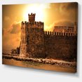 thumbnail image 2 of Old Castle at Sunset - Landscape Canvas Art Print, 2 of 4