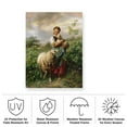 thumbnail image 3 of Johann Hofner 'The Shepherdess 1866' Outdoor All-Weather Wall Decor, 3 of 3