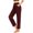 Red, variant on Women's Pants Solid Soft Comfy Lightweight Wide Leg Yoga Pants for Women Black L
