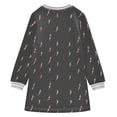 thumbnail image 2 of Lightning Bolts Girls'long-sleeved dress Thickened A-dress Warm Dress Basic Shirt Party Dresses, 2 of 7