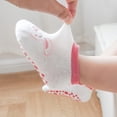 thumbnail image 5 of ZCFZJW Cute Cartoon Pattern Baby Floor Socks Summer Toddler Kids Boys Girls Anti-Slip Slipper Shoes Home Indoor Soft Soled Shoes Socks Z10-White 0-1 Years, 5 of 5